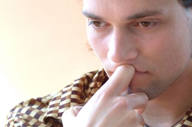 A man is thinking about how to safely increase potency